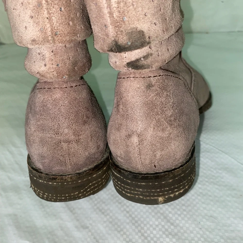 OTBT Women’s Poulsbo Leather Slouch Suede Boots Sz 9M - Picture 10 of 11